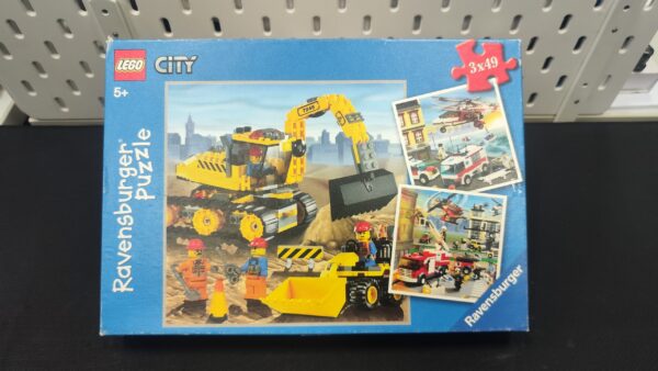 Puzzle Ravensburger Lego City - "City: Große Fahrzeuge" - 3x49 Teile