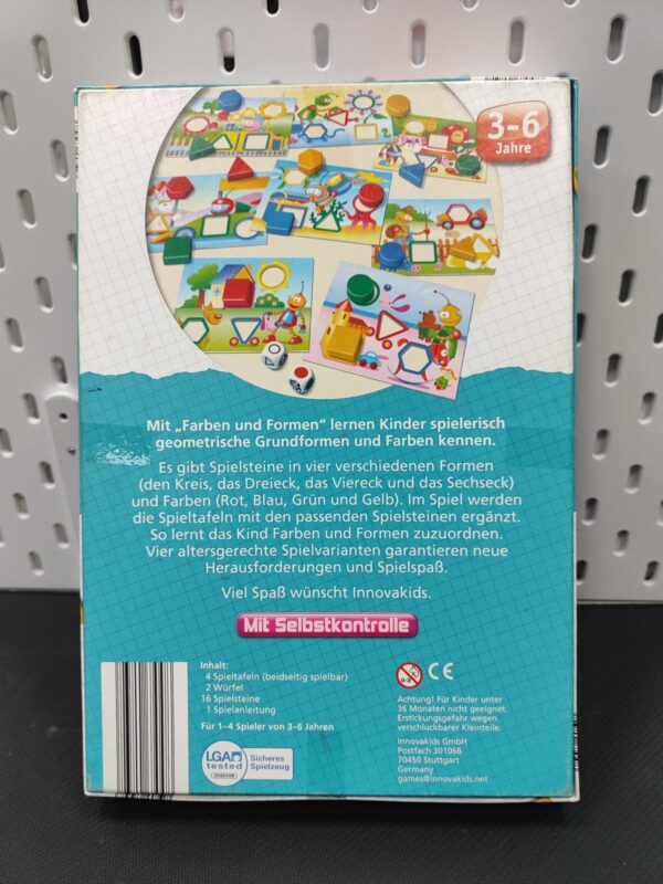 Lern- & Förderspiel Innovakids - Spielend lernen "Farben und Formen" - Alter 3-6 – Bild 2