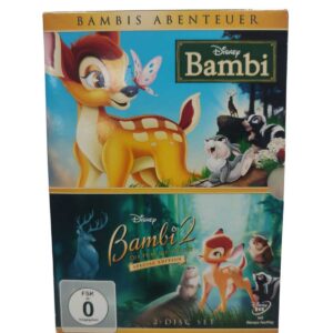 Kinderfilm DVD - Disney - Bambi Abenteuer Set "Bambi 1 und Bambi 2"