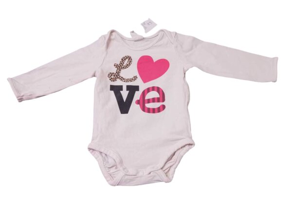 Baby Langarm Body - H&M - Gr. 68
