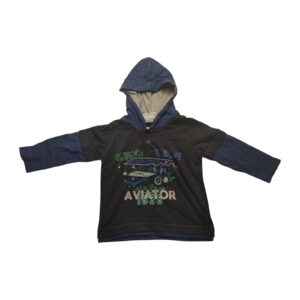 Baby Langarm Shirt mit Kapuze - TopoMini - Gr. 80