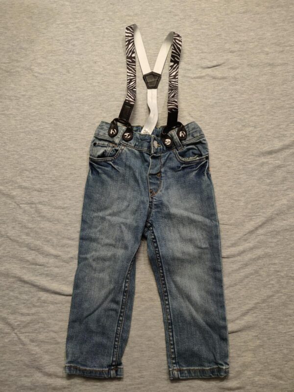 Baby Jeans Latzhose - H&M - Gr. 80